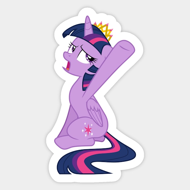 You'll Play Your Part Twilight Sparkle 1 Sticker by CloudyGlow